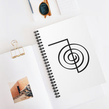 Load image into Gallery viewer, Spiral Notebook -REIKI Cho-Ku-Rei Ruled Line