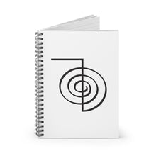 Load image into Gallery viewer, Spiral Notebook -REIKI Cho-Ku-Rei Ruled Line
