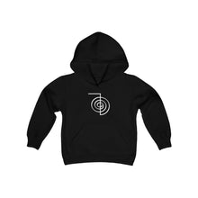 Load image into Gallery viewer, Youth REIKI Cho-Ku-Rei Hooded Sweatshirt
