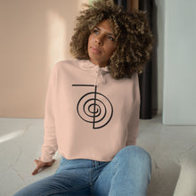 Load image into Gallery viewer, REIKI Cho-Ku-Rei Crop Hoodie