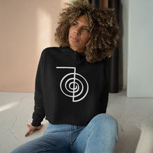 Load image into Gallery viewer, REIKI Cho-Ku-Rei Crop Hoodie