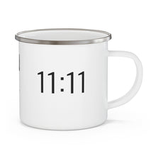 Load image into Gallery viewer, 11:11 ANGEL NUMBER Enamel Camping Mug
