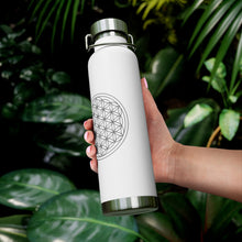 Load image into Gallery viewer, 22oz Vacuum Insulated Flower of Life Bottle