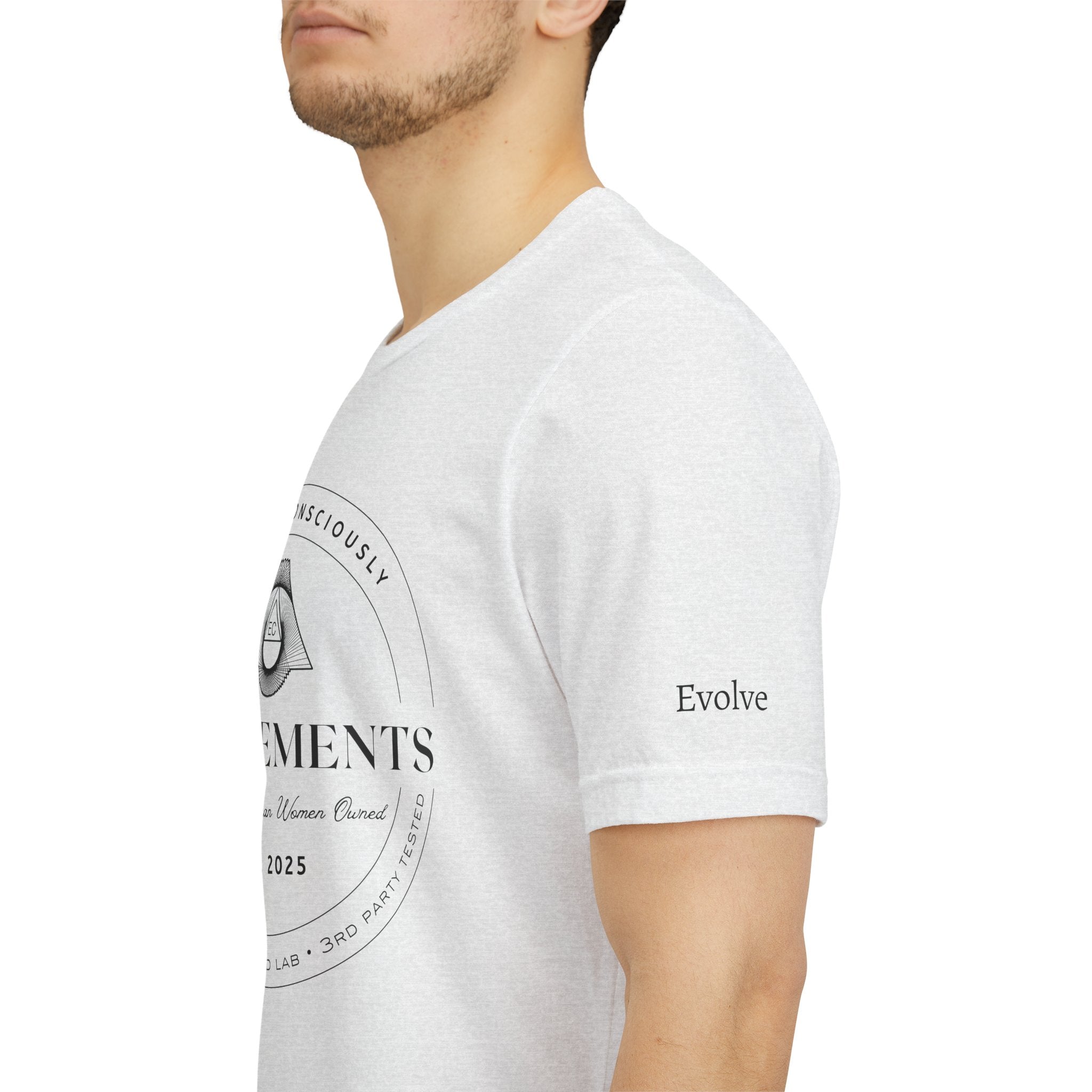 Evolve Supplements Logo T‑Shirt – Minimal Wellness Graphic Tee