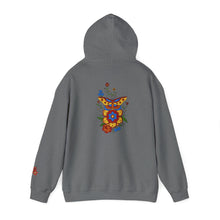 Load image into Gallery viewer, EVOLVE CONSCIOUSLY MOTH Unisex Heavy Blend™ Hooded Sweatshirt
