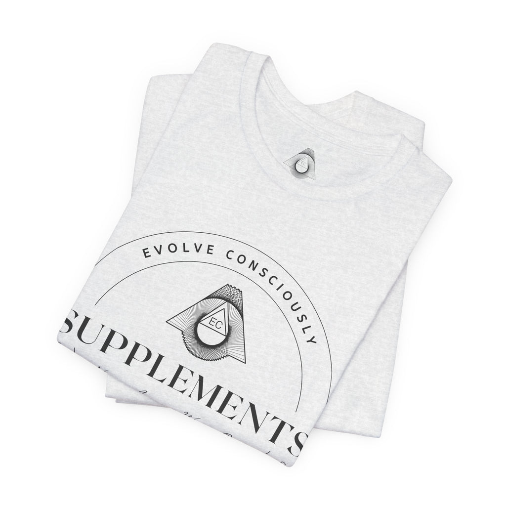 Evolve Supplements Logo T‑Shirt – Minimal Wellness Graphic Tee