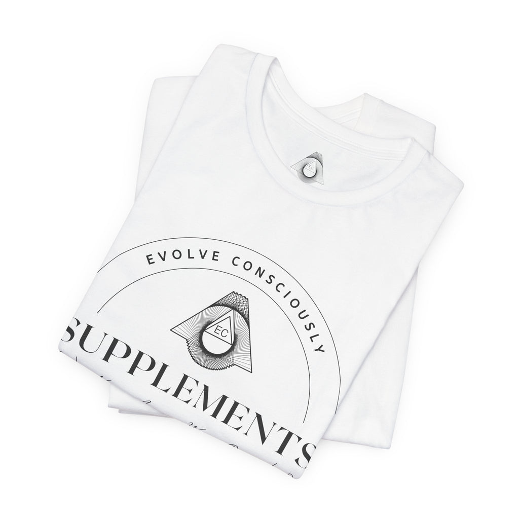 Evolve Supplements Logo T‑Shirt – Minimal Wellness Graphic Tee