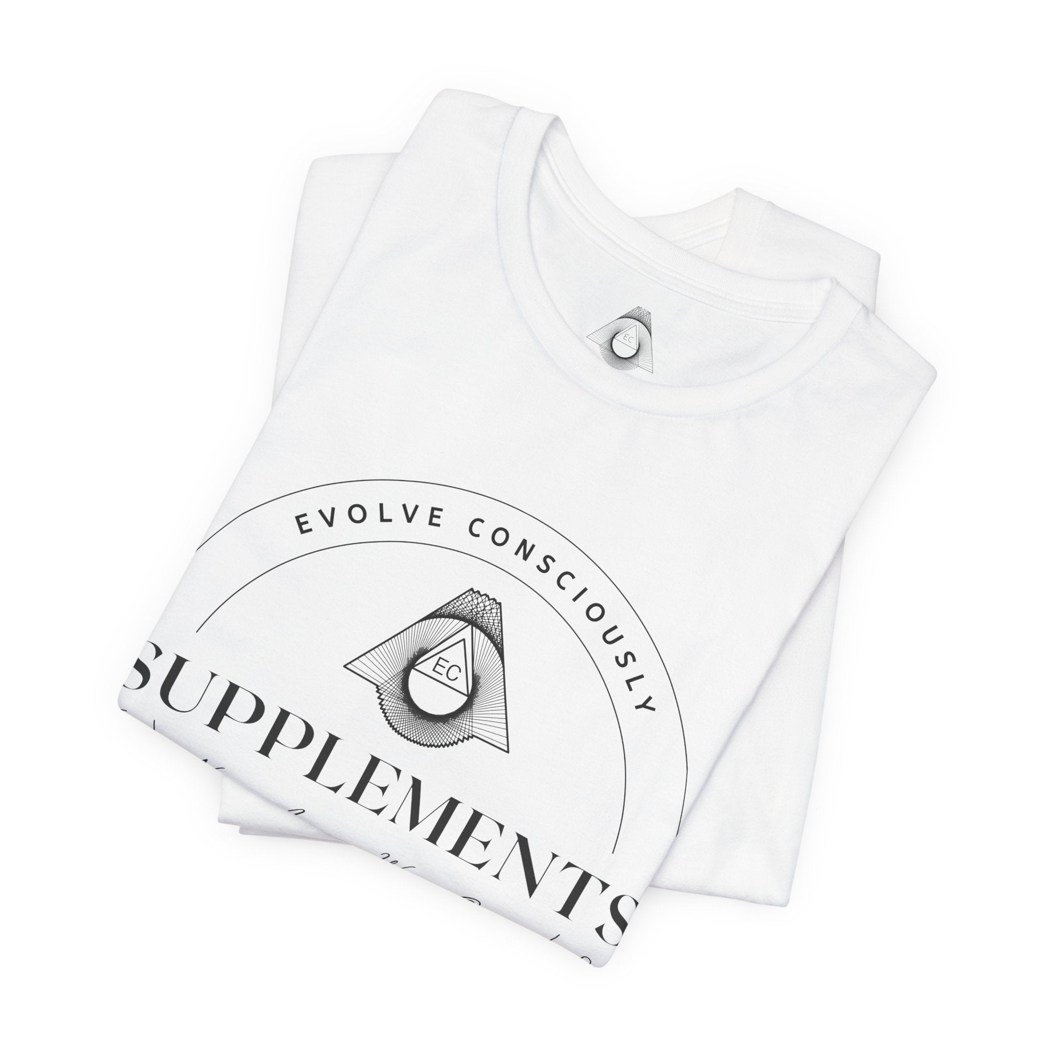 Evolve Supplements Logo T‑Shirt – Minimal Wellness Graphic Tee