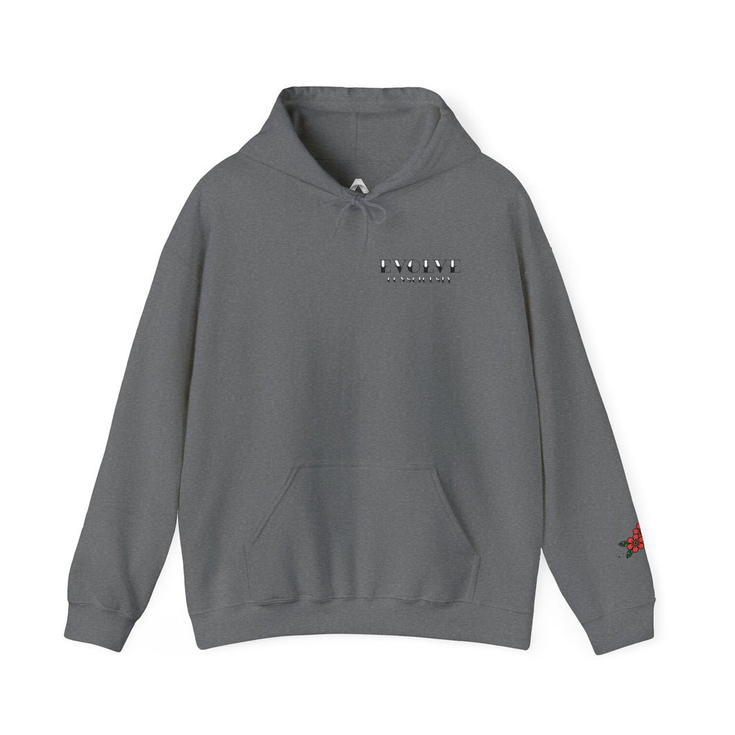 EVOLVE CONSCIOUSLY MOTH Unisex Heavy Blend™ Hooded Sweatshirt
