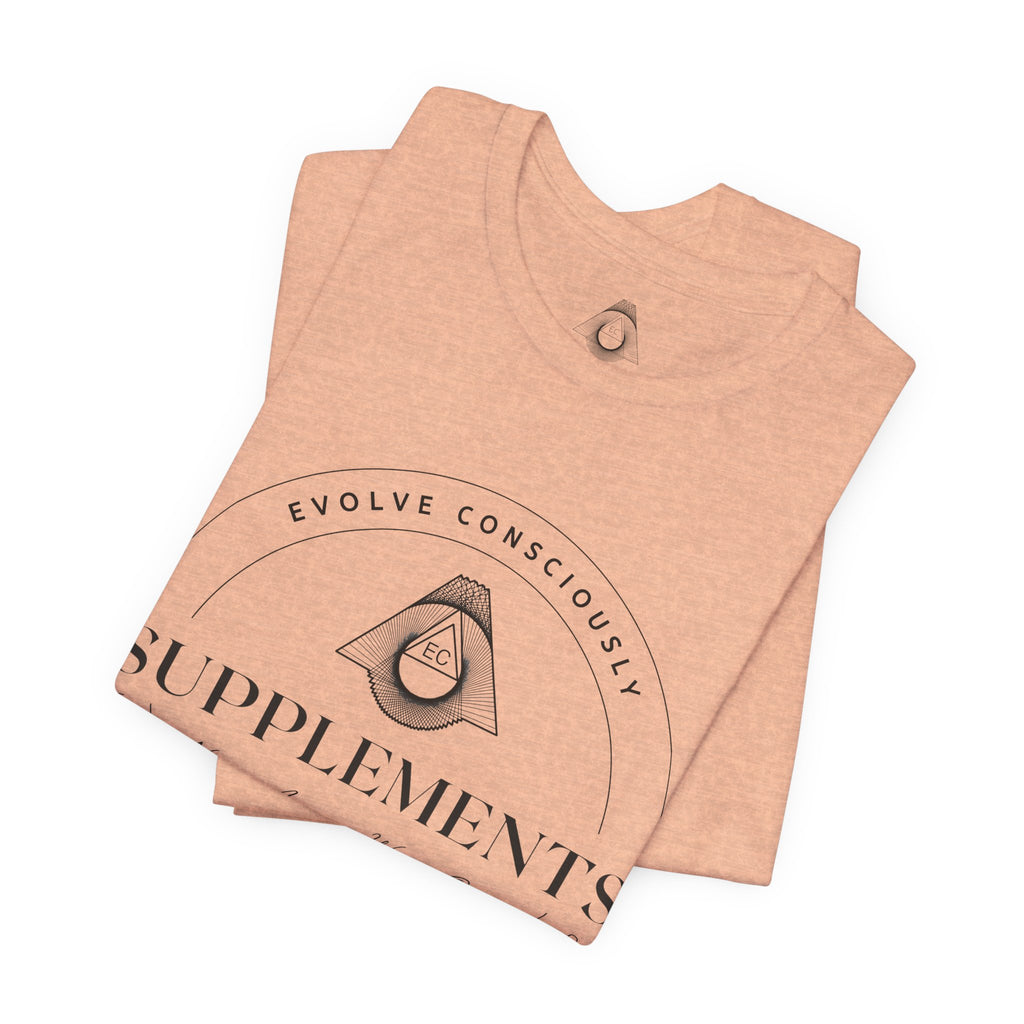 Evolve Supplements Logo T‑Shirt – Minimal Wellness Graphic Tee