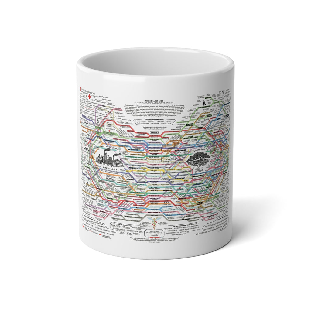 THE HEALING WEB - Jumbo Mug, 20oz
