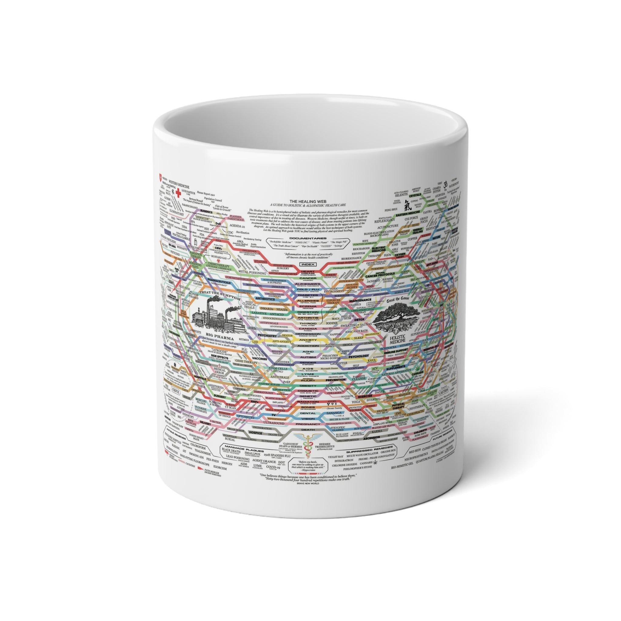 THE HEALING WEB - Jumbo Mug, 20oz