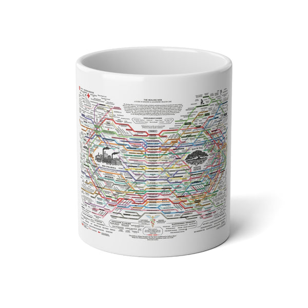 THE HEALING WEB - Jumbo Mug, 20oz
