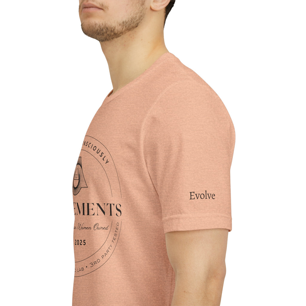 Evolve Supplements Logo T‑Shirt – Minimal Wellness Graphic Tee