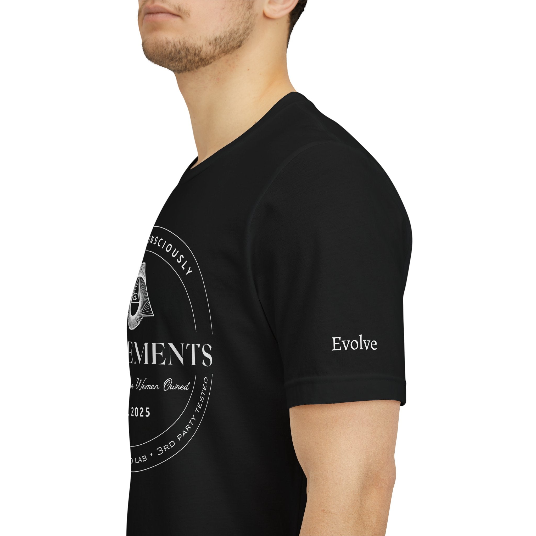 Evolve Supplements Logo T‑Shirt – Minimal Wellness Graphic Tee