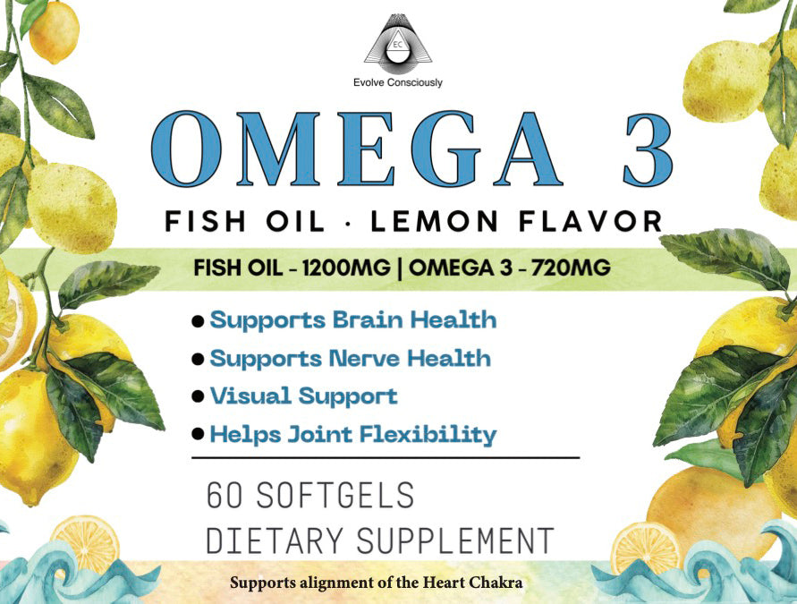 Omega 3 Fish Oil-Lemon Flavor
