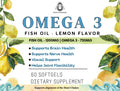 Omega 3 Fish Oil-Lemon Flavor
