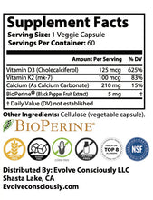 Load image into Gallery viewer, Vitamin K2 + D3
