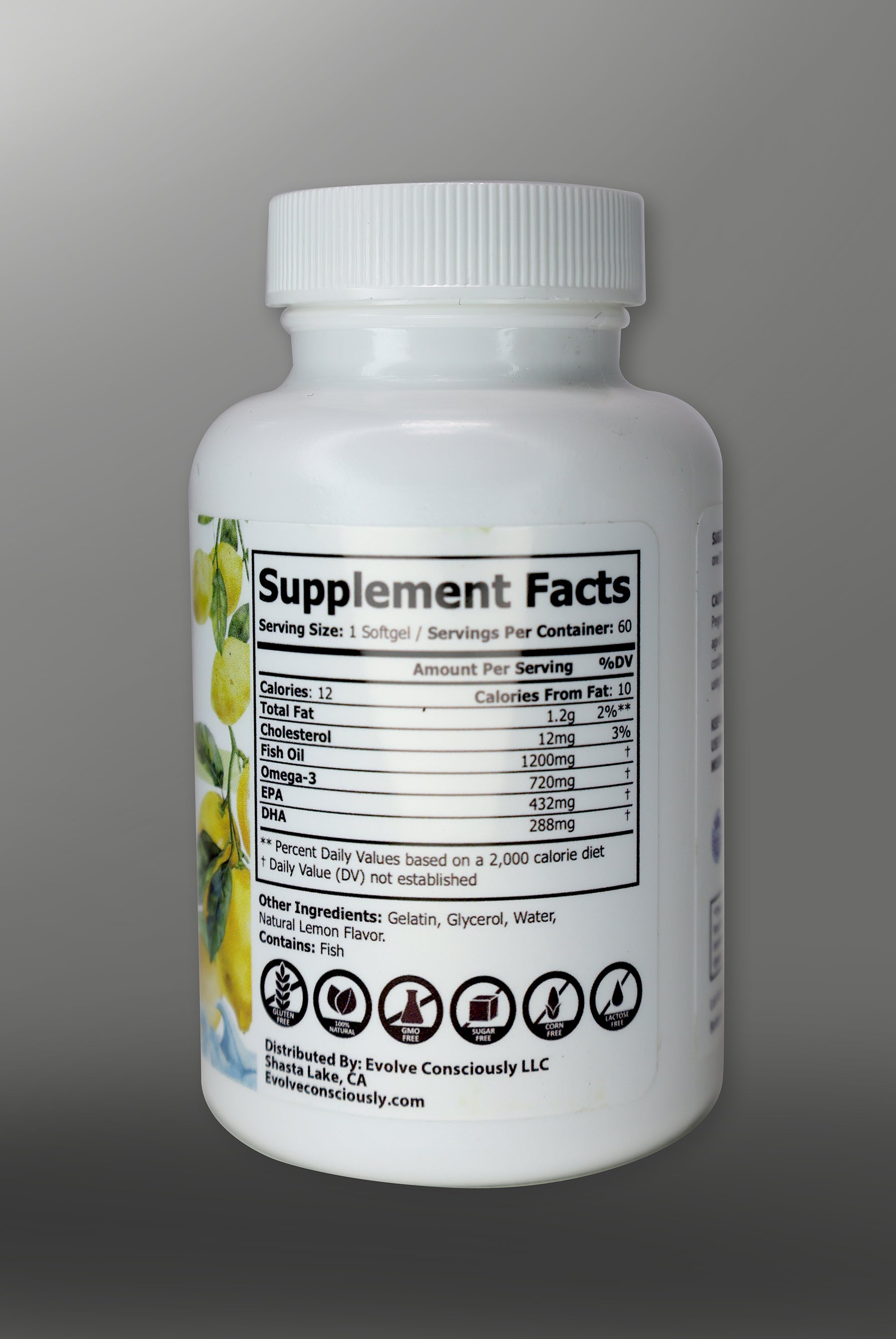 Omega 3 Fish Oil-Lemon Flavor