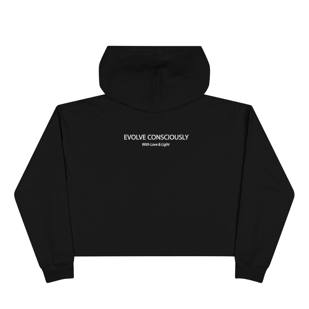 Evolve Consciously Crop Hoodie