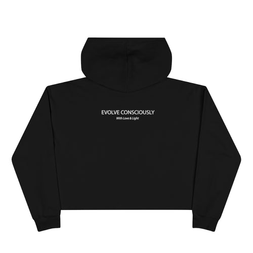 Evolve Consciously Crop Hoodie