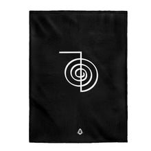 Load image into Gallery viewer, Velveteen REIKI Cho-Ku-Rei Blanket
