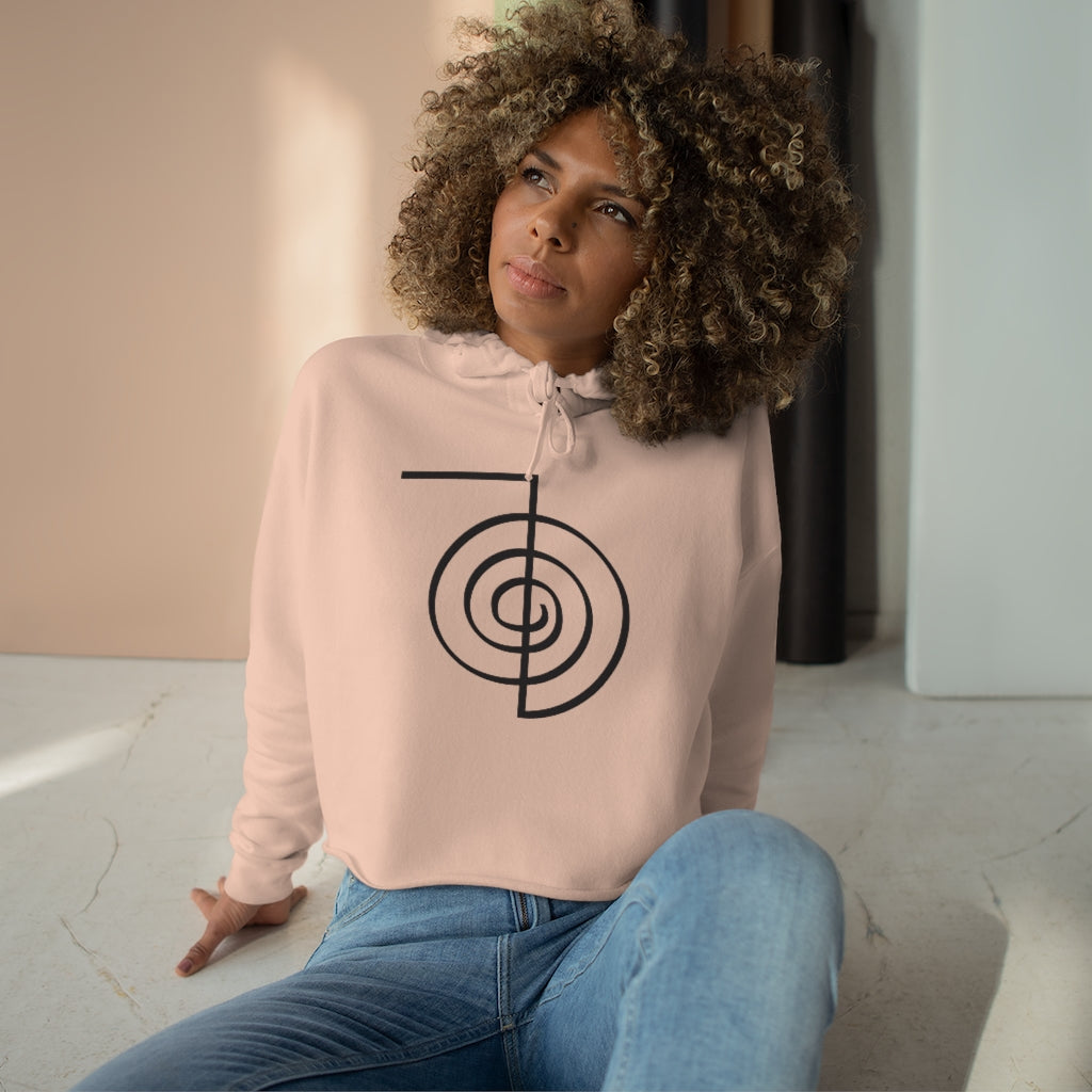 REIKI Cho-Ku-Rei Crop Hoodie