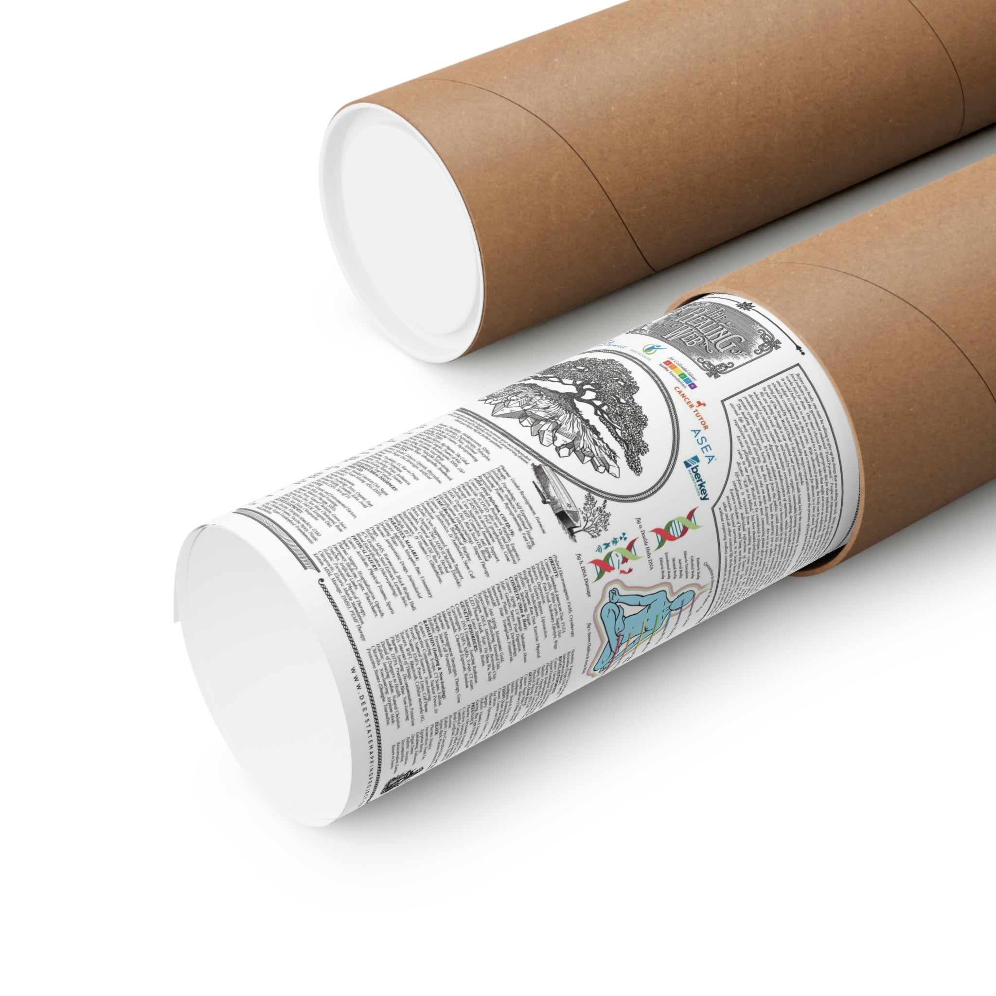 THE HEALING WEB - INDEX - Matte Vertical Posters