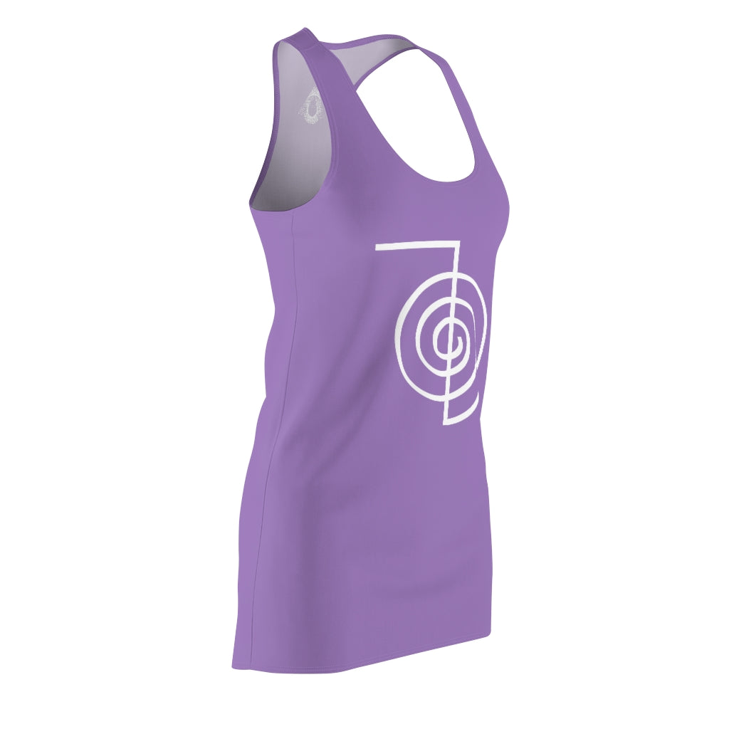 Women's REIKI Cho-Ku-Rei Racerback Dress-PURPLE