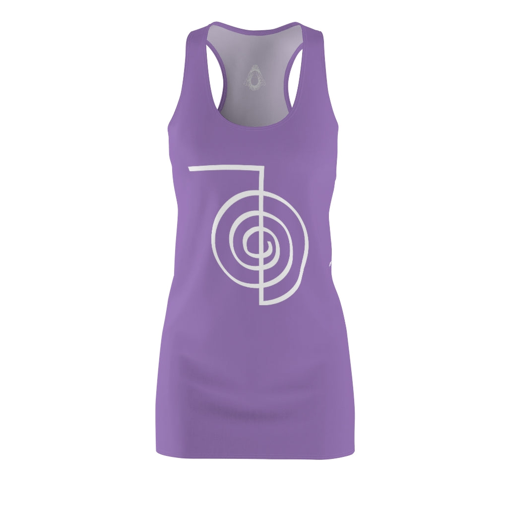 Women's REIKI Cho-Ku-Rei Racerback Dress-PURPLE