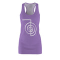 Women's REIKI Cho-Ku-Rei Racerback Dress-PURPLE