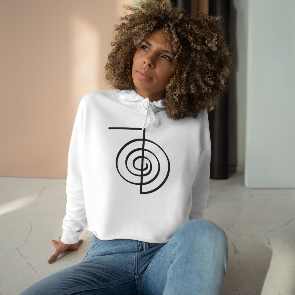 REIKI Cho-Ku-Rei Crop Hoodie