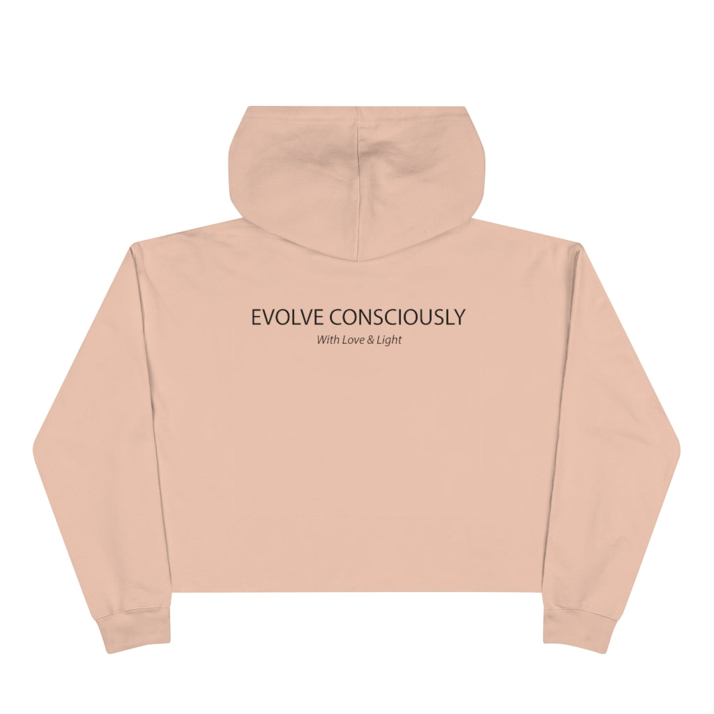 Evolve Consciously Crop Hoodie