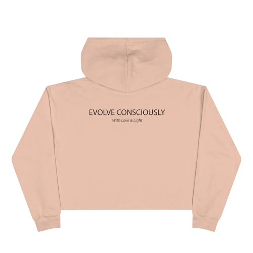 Evolve Consciously Crop Hoodie